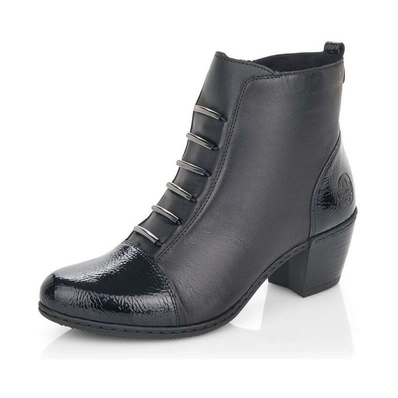 Dámská kotníková obuv RIEKER Y2162-00 černá 51789157