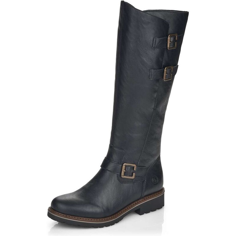 RIEKER Dámské kozačky REMONTE R6590-01 černá 64150263
