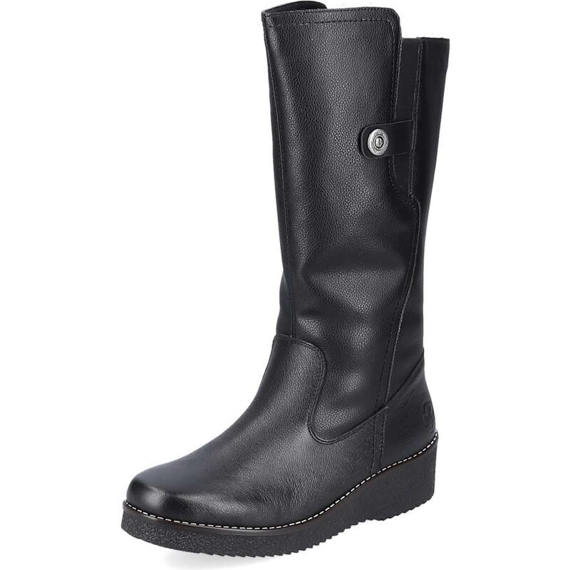 Dámské kozačky RIEKER Y4655-00 černá 73363906