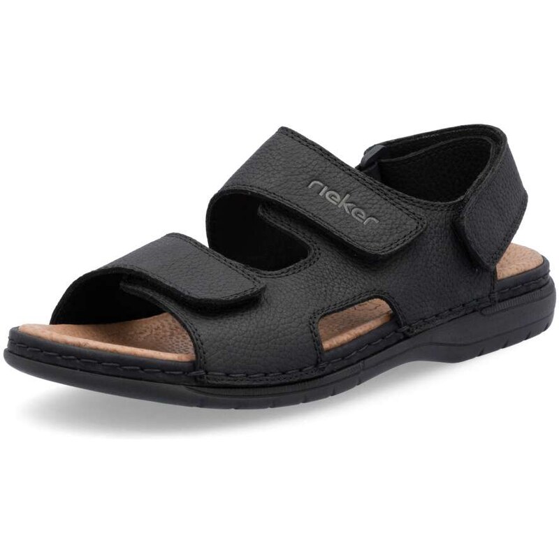 Pánské sandály RIEKER 25558-01 černá