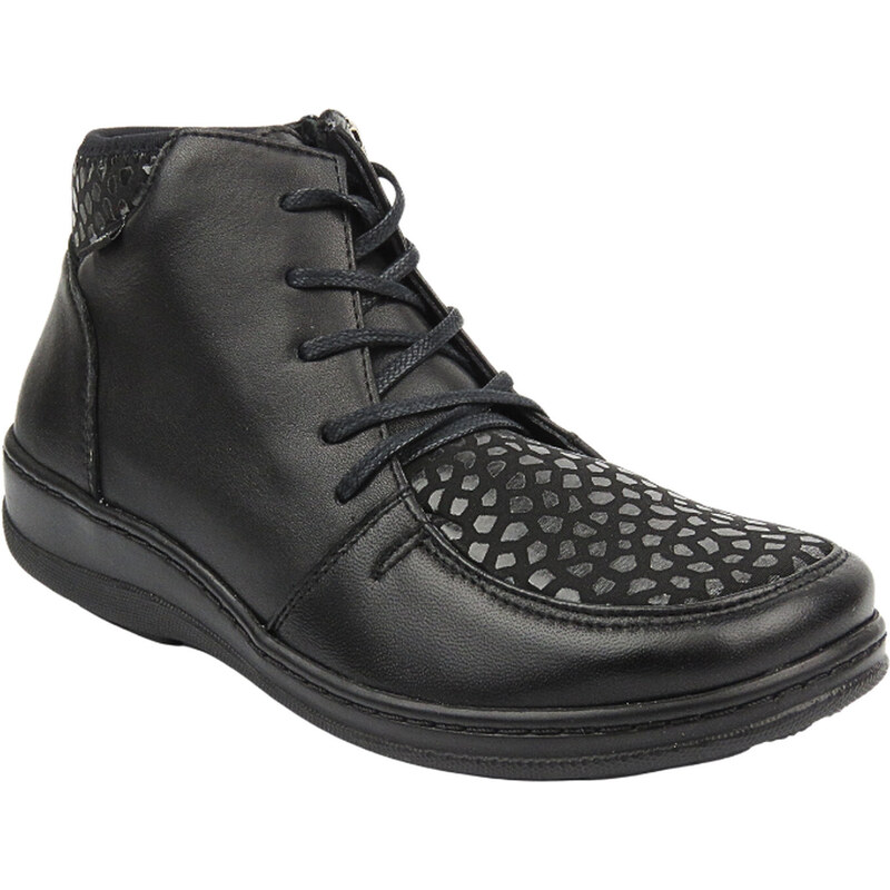 Pohodlné dámské boty - AXEL Orthopedic 4488 černé se zipem 104061739