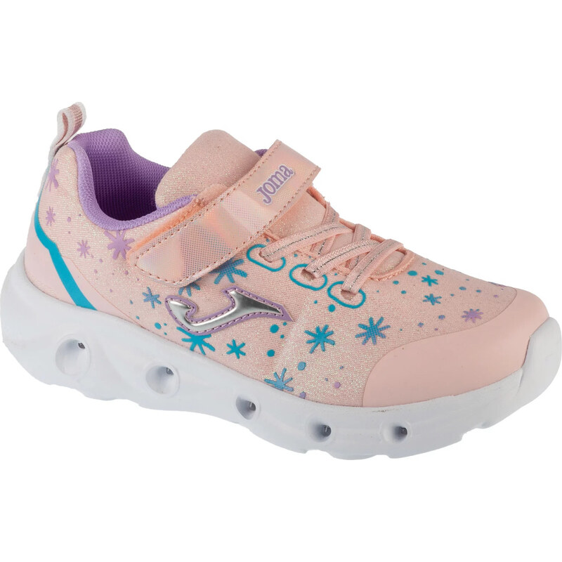 Meruňkové dětské svítící tenisky Joma Space Jr 2513 Meruňková