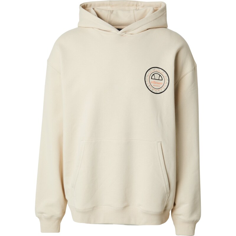 ELLESSE Mikina LEVANTE OH béžová / meruňková / černá