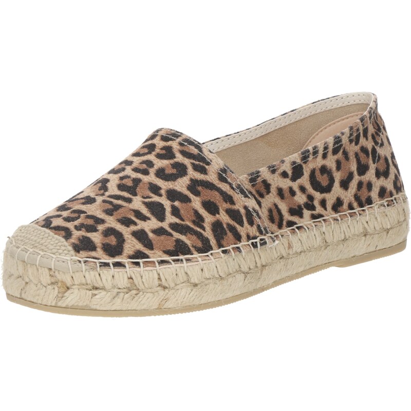 MACARENA Espadrilky béžová / koňaková / černá