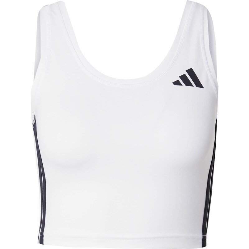 ADIDAS PERFORMANCE Sportovní top černá / bílá