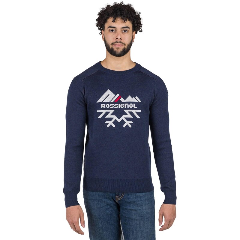 ROSSIGNOL Pánský svetr Jacquard Crew Neck 104567689