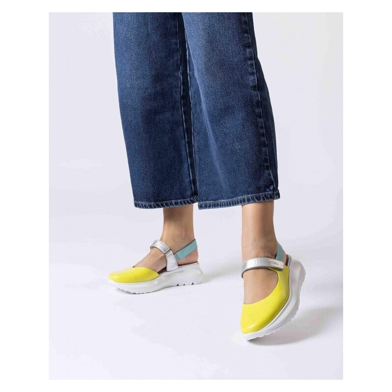 Luxusní sandály se zapínáním na suchý zip Wonders A-4004 multicolor 104569943