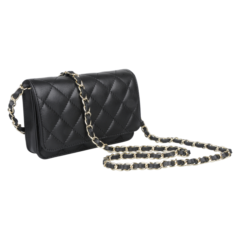 Černá kožená italská crossbody kabelka Milva Nera NovaKabelka.cz 102384499