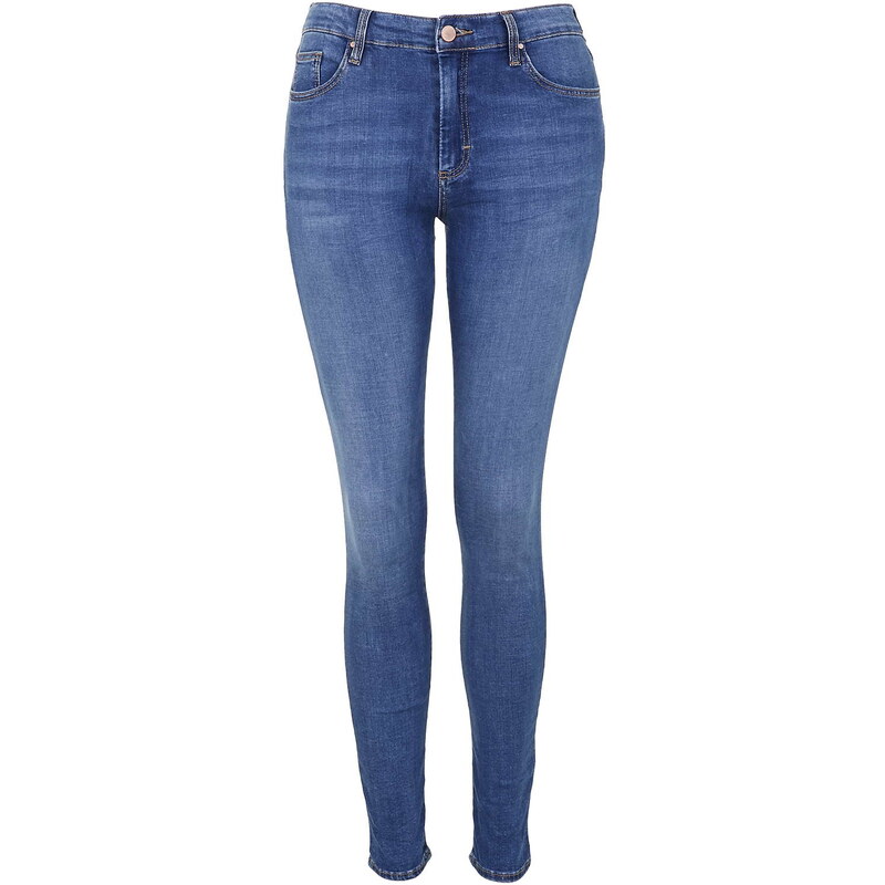 Topshop MOTO Mid Blue Leigh Jeans