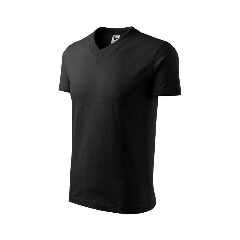 MALFINI, a.s. V-neck tričko unisex černá