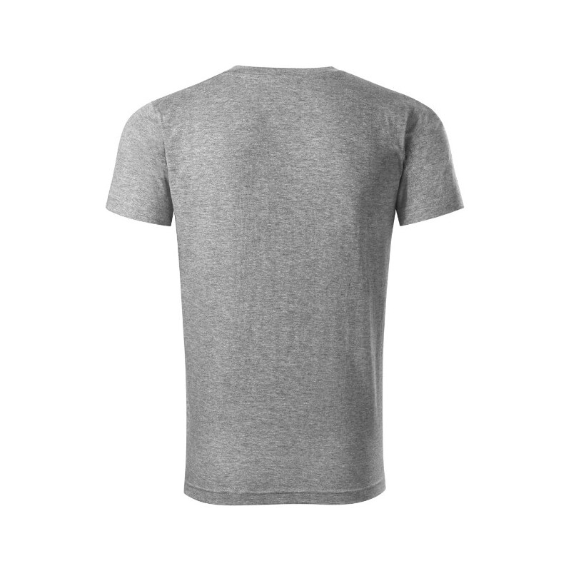 MALFINI, a.s. Heavy V-neck tričko unisex tmavě šedý melír