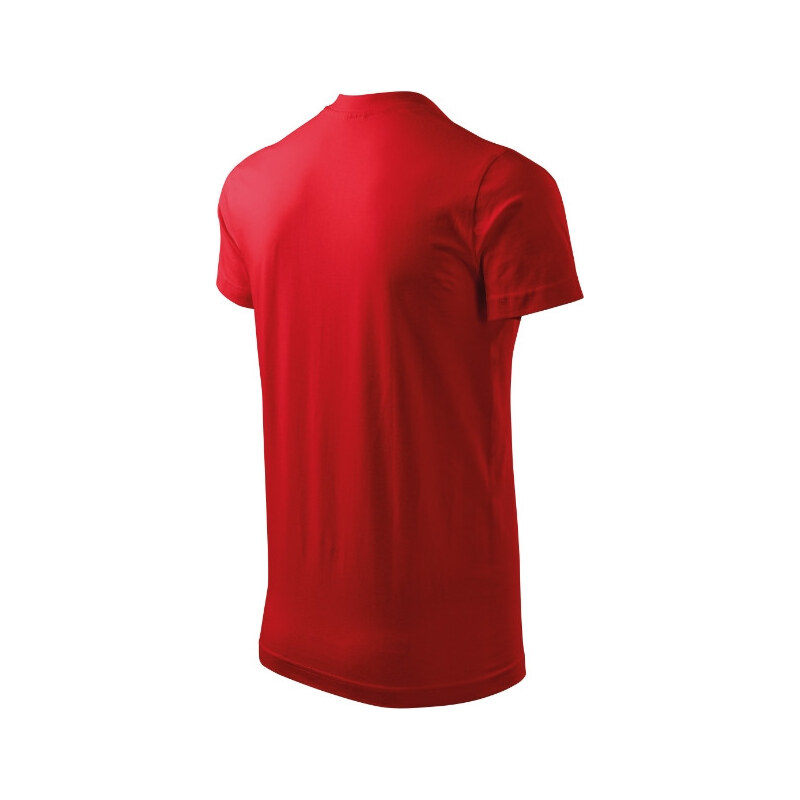MALFINI, a.s. Heavy V-neck tričko unisex červená