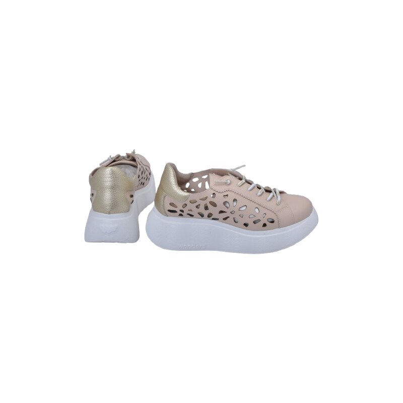 Tenisky s perforací pro dokonalé super ženy! Wonders A-3621 růžová 104594612