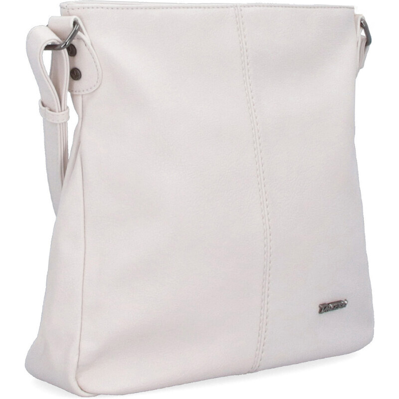 Kabelka ze syntetické kůže crossbody Tangerin béžová 8003 K 106554395