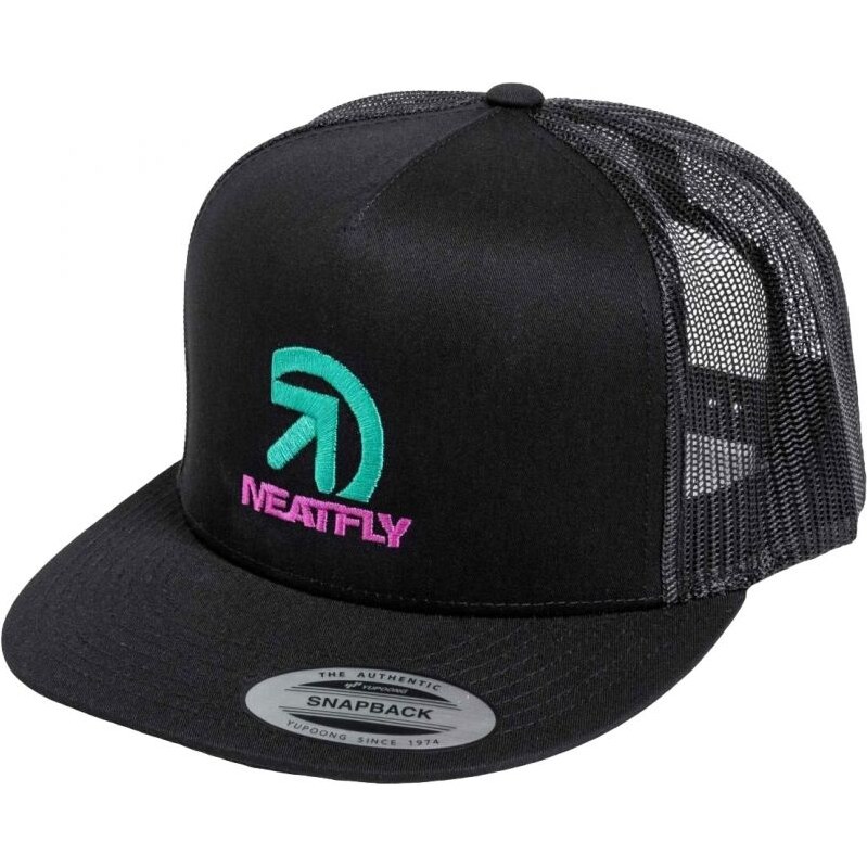 KŠILTOVKA MEATFLY KAIL TRUCKER SNAPBACK - černá