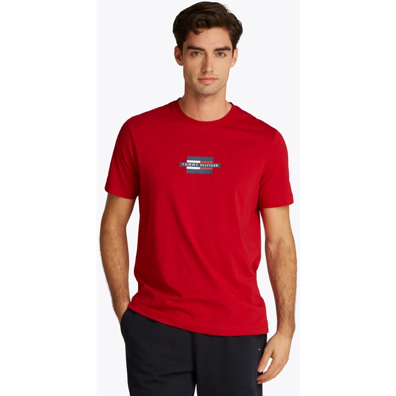 Tommy Hilfiger Flag Box Tee RED