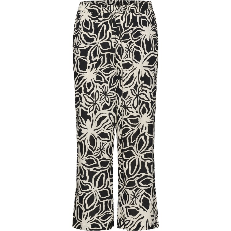 Kaffe Kalhoty Sanne světle béžová / černá 104602850