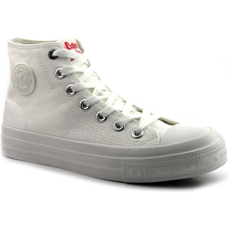 Lee Cooper 21-31-0039L dámské vysoké tenisky, bílé 100607508