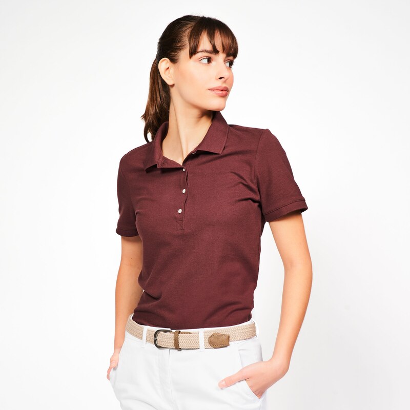 INESIS Dámské golfové polo s krátkým rukávem MW500 104610680