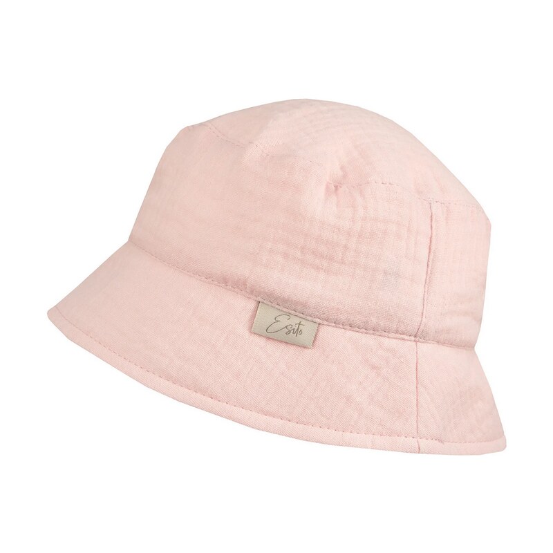 Esito Klobouk mušelín Pink růžová