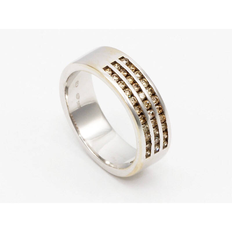 Bohemia Brilliant Zlatý prsten s diamanty z bílého zlata - 050(Au585) vel. 50