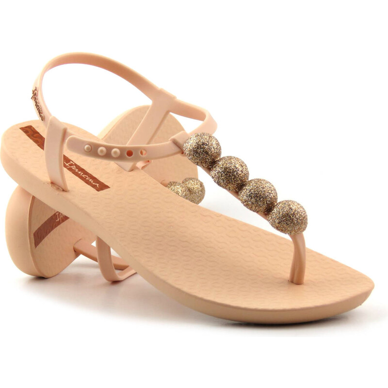 Elegantní dámské sandály s lesklými kuličkami - Ipanema 26751, růžové 100607910