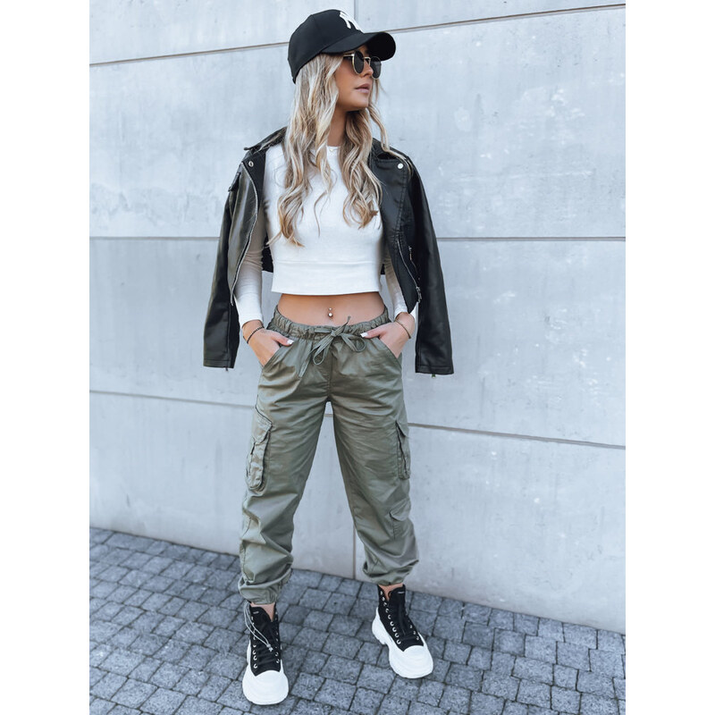 BASIC Khaki cargo kalhoty MIRI UY1682