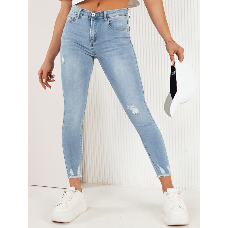 BASIC Světle modré skinny džíny AURAN UY1982