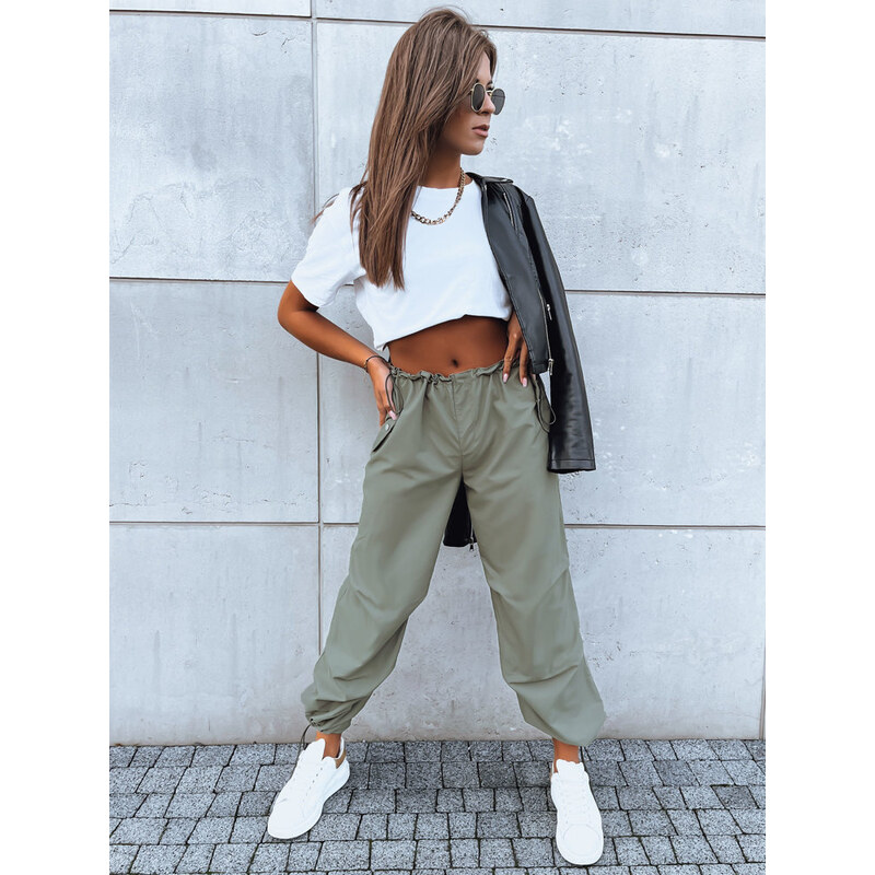 BASIC Khaki cargo kalhoty DENWER UY1665