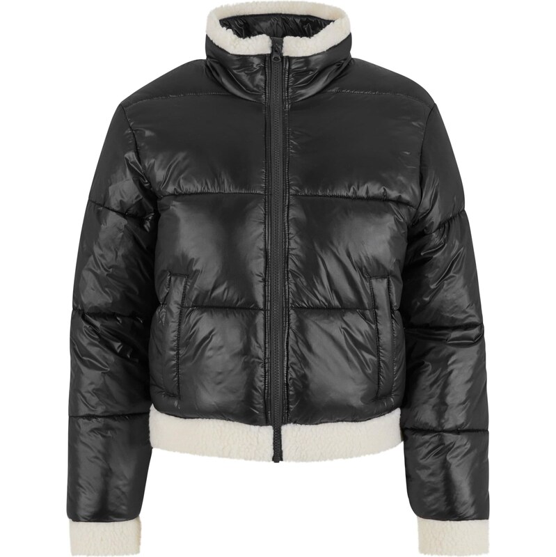 Urban Classics Zimní bunda béžová / černá