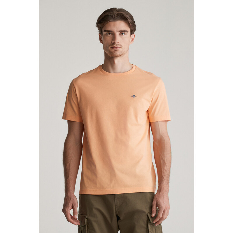 TRIČKO GANT REG SHIELD SS T-SHIRT PEACHY ORANGE