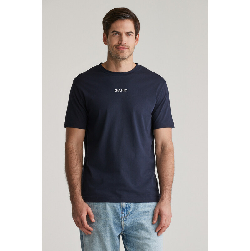 TRIČKO GANT GRAPHIC SS TSHIRT EVENING BLUE