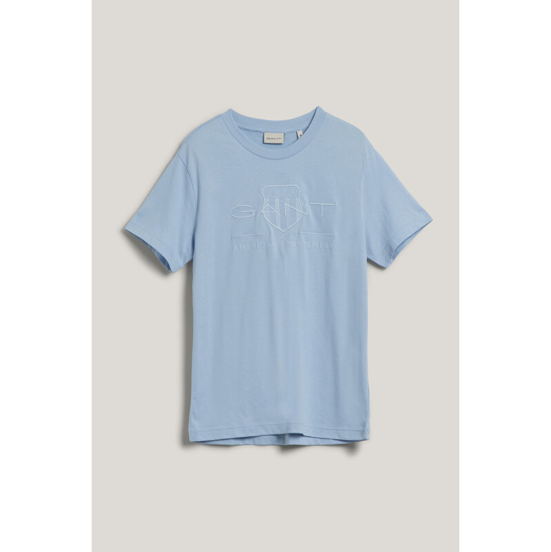 TRIČKO GANT REG TONAL SHIELD SS T-SHIRT FRESH BLUE