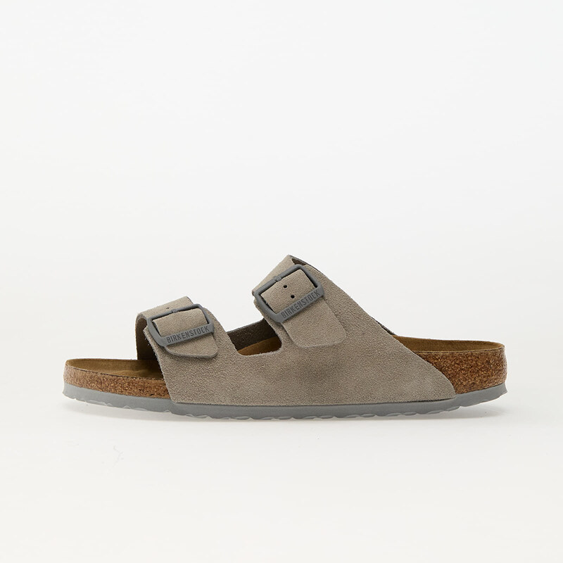 Birkenstock Arizona Suede Leather Stone Coin