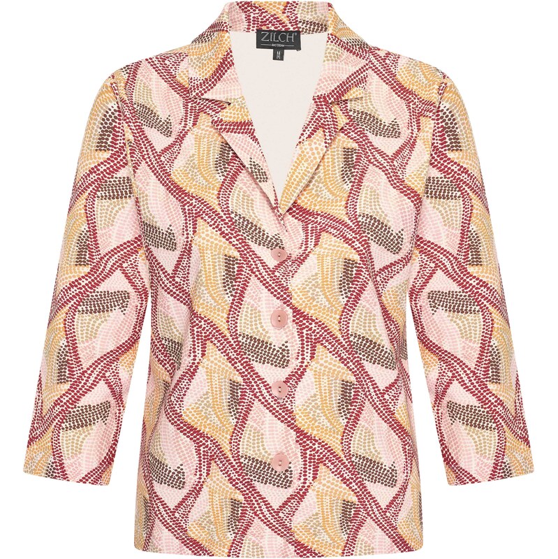 Zilch 51COL15.046 001301 - Dámské sako Swirl Ruby 104649405