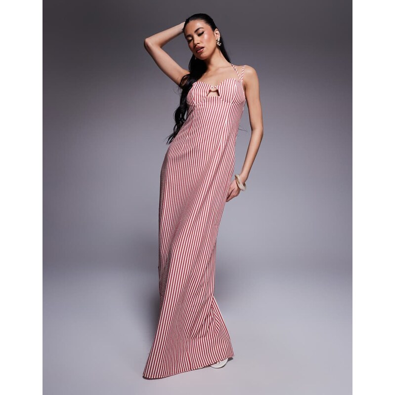 Kaiia exclusive cotton rich structured keyhole cutout detail 105729474