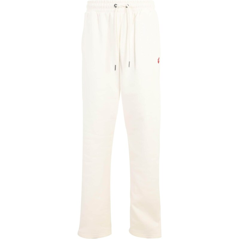 ROCAWEAR Kalhoty slonová kost / červená