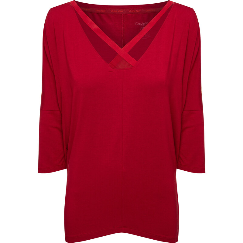Dámské Tričko s 3/4 rukávem QS5780E - Calvin Klein