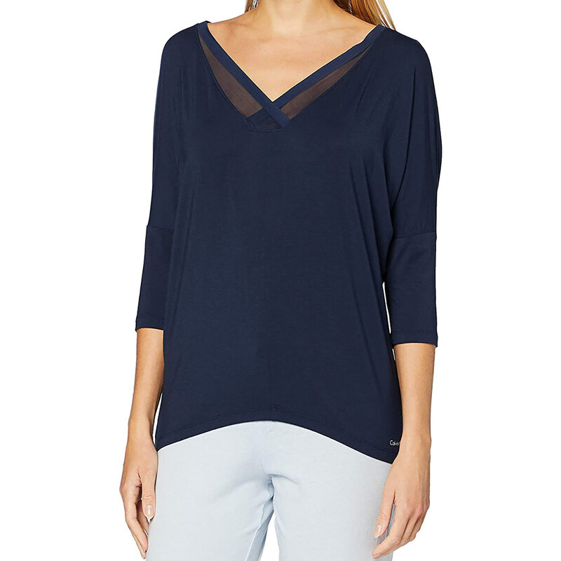 Dámské Tričko s 3/4 rukávem QS5780E - Calvin Klein
