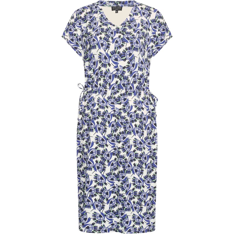 Zilch 51EVI40.316P Dámské šaty 001304 - Toucan Royal Blue mix barev 104656667