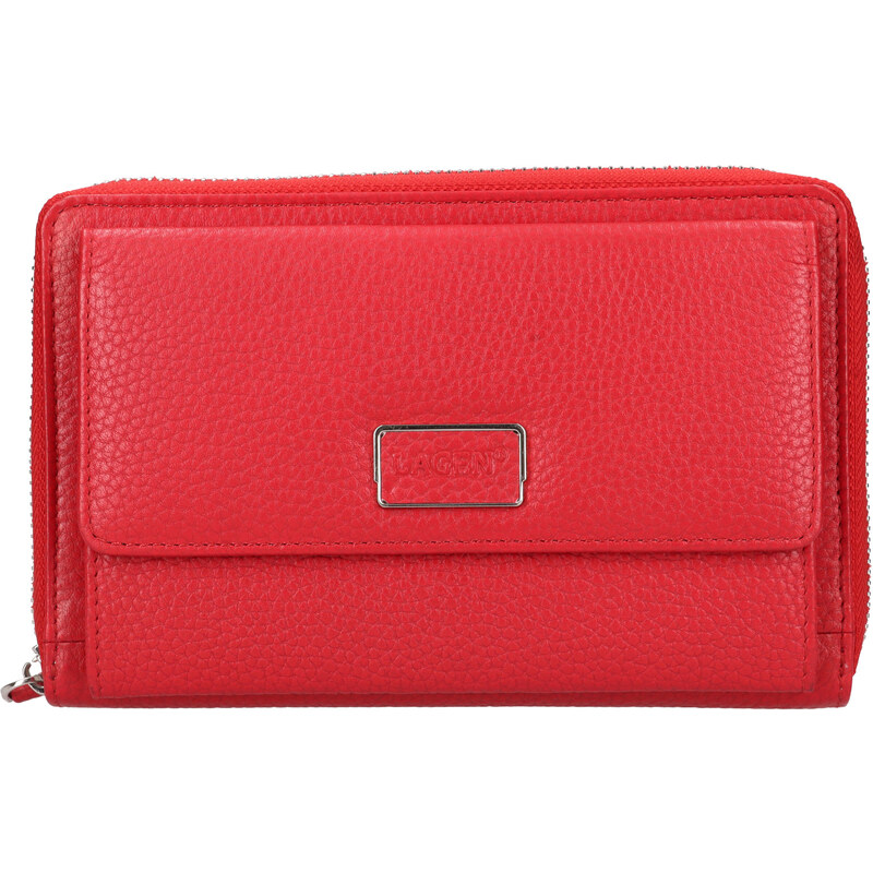 Dámská crossbody kabelka Lagen BLC/5425/522 červená BLC/5425/522