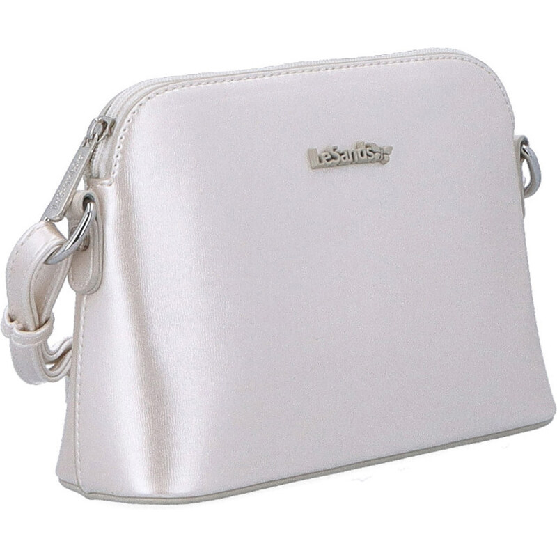 Kabelka ze syntetické kůže crossbody Le Sands béžová 7710 PRL