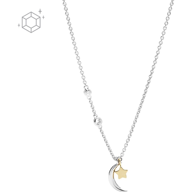 Fossil dámský náhrdelník stříbrný JFS00432998 104677389
