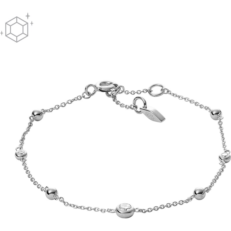 Fossil dámský náramek stříbrný JFS00452040 104677390