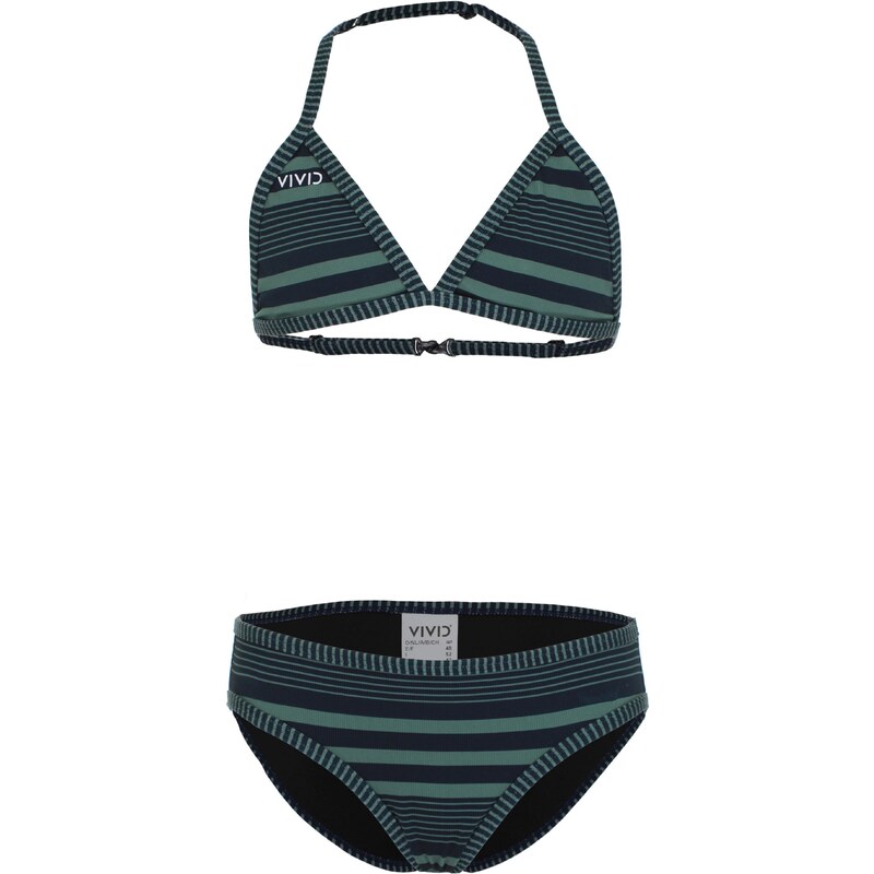 VIVID Bikiny tmavě modrá / zelená