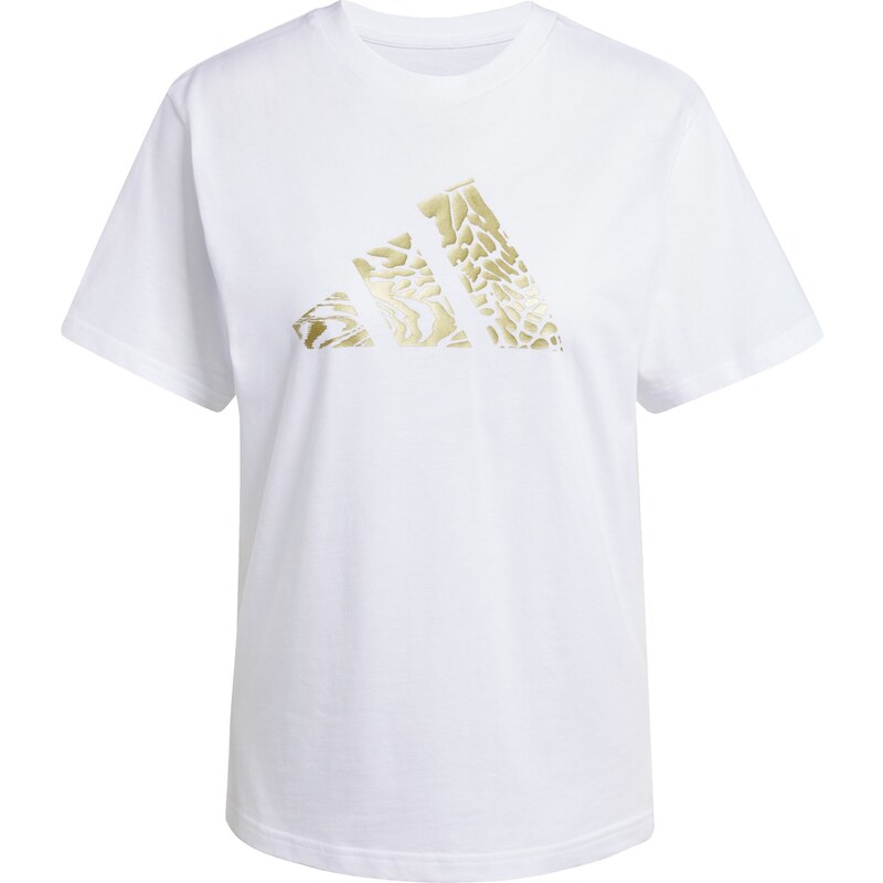 adidas Performance adidas Tech Metallic Graphic T-Shirt WHITE