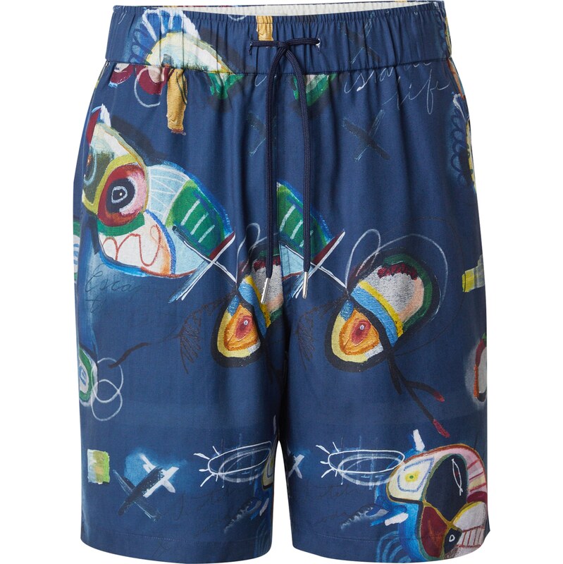 SCOTCH & SODA Kalhoty námořnická modř / nefritová / tmavě