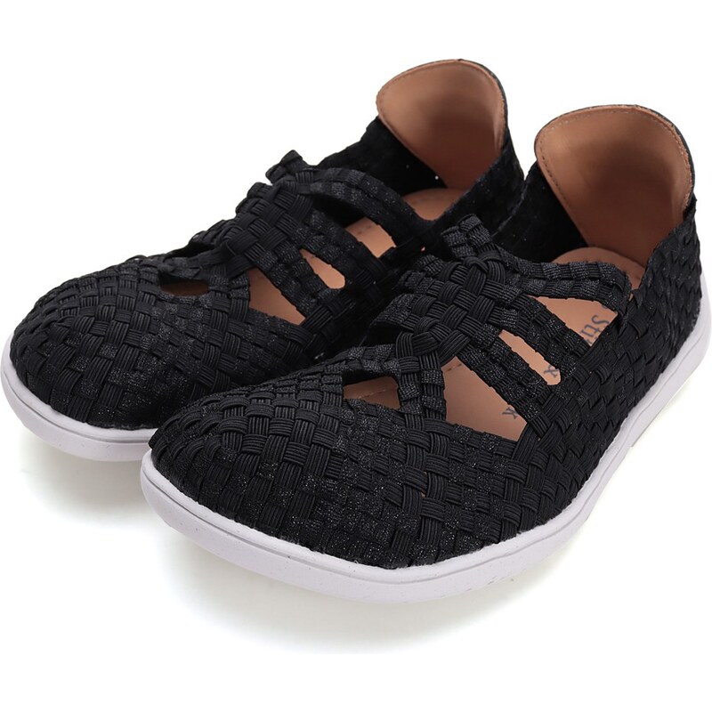 Dámské barefoot baleríny C088-51646A Stitch Walk černá