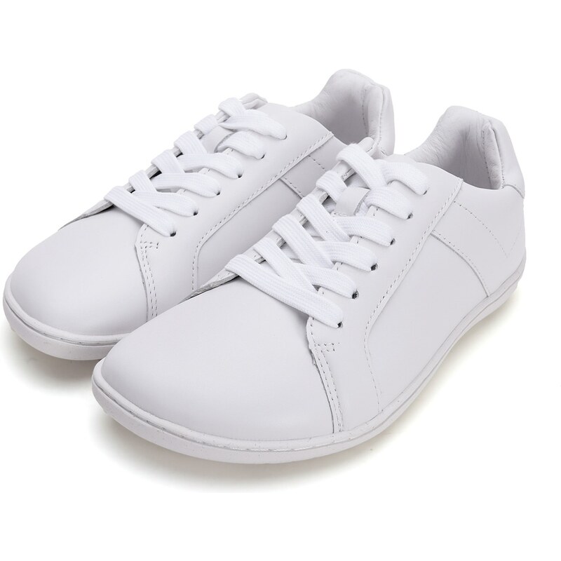 Dámské kožené tenisky S088-51855B Stitch Walk bílá 104688388