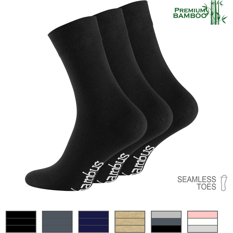 Vincent Creation Ponožky unisex bambusové - 3 páry